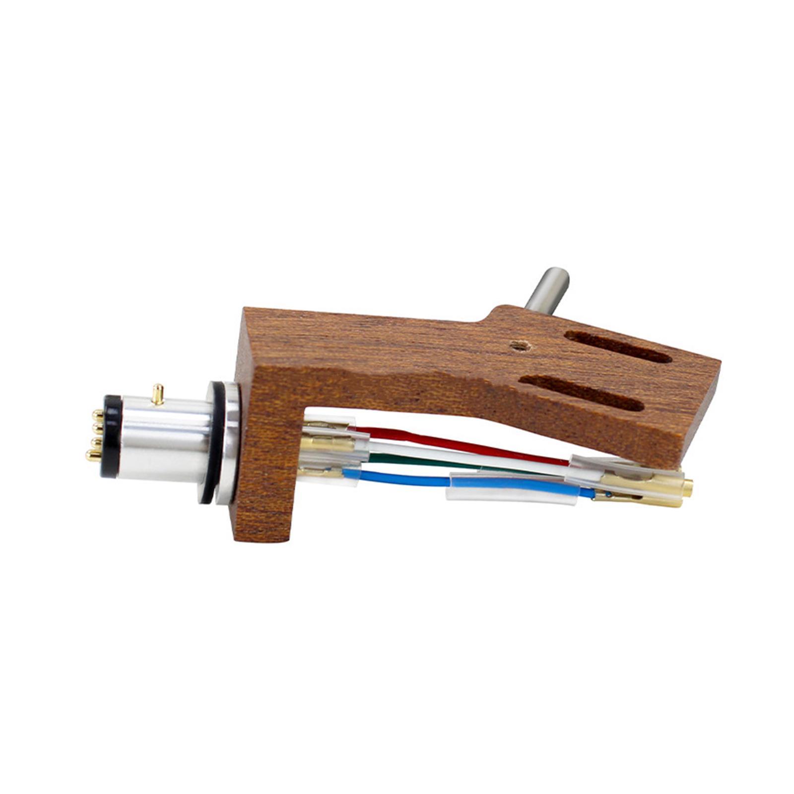 Turntable Headshell Wooden Phono cartridges Durable Universal hardwares Record Player pointer Stand Phono Accessory Phono Stylus cartridges Rack