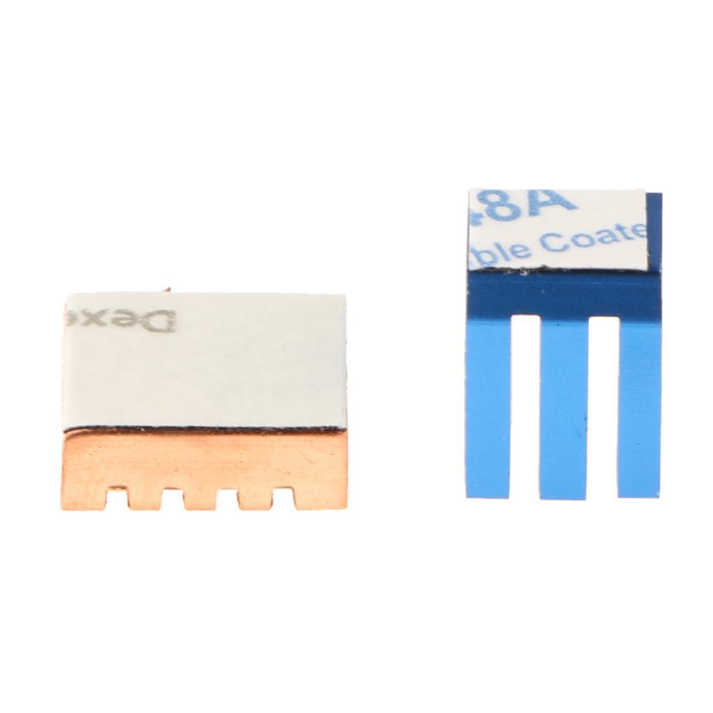 Copper Aluminium Cooling Heat Sinks with Thermal Pad for Pi
