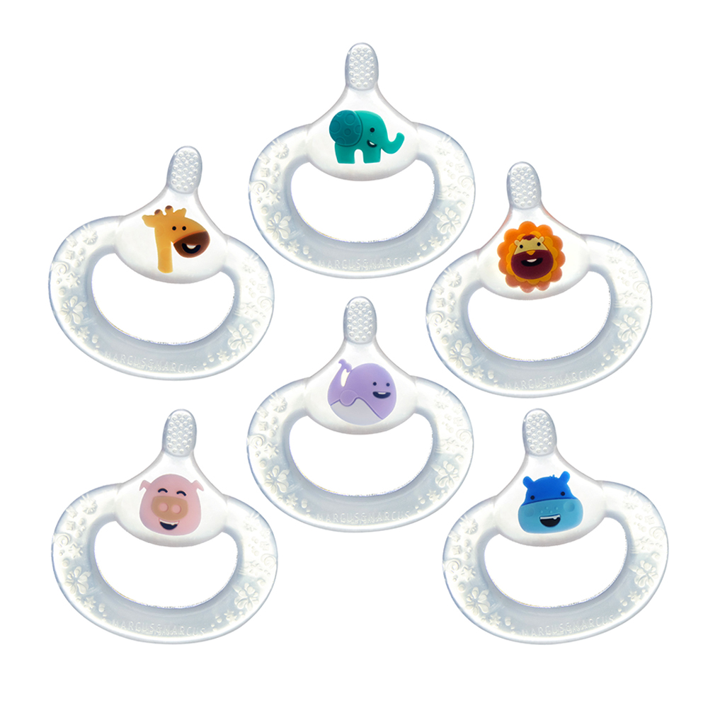 Bàn chải đánh răng kiêm gặm nướu silicon cho bé Marcus & Marcus, từ 6 tháng - Willo