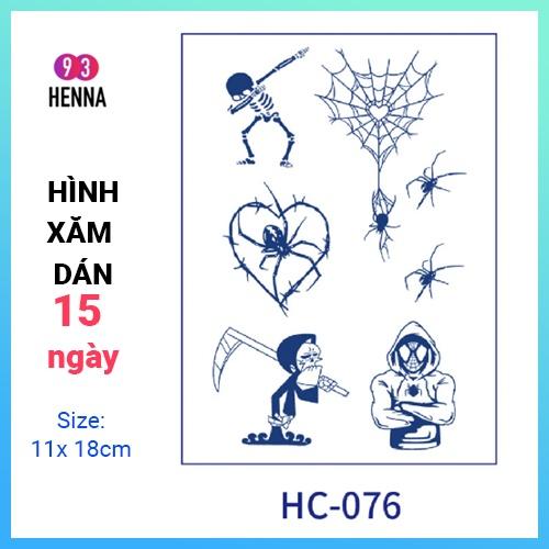 Hình Xăm Dán Tạm Thời Thảo Dược 15 Ngày mã HC076