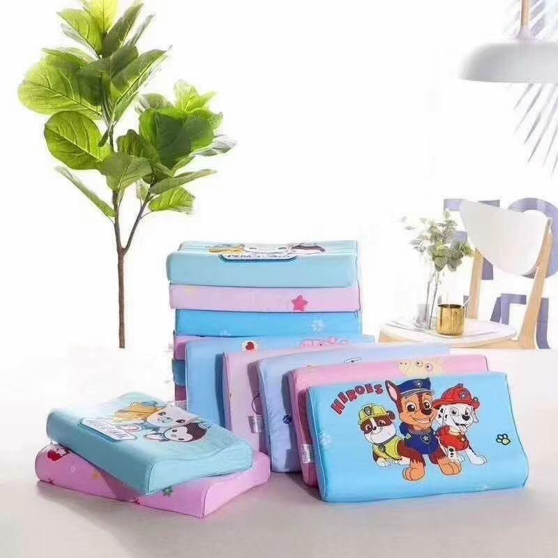 Gối cao su non trẻ em hoạt hìnGối cao su non trẻ em hoạt hình 3D vỏ gối Cotton mềm mát h 3D vỏ