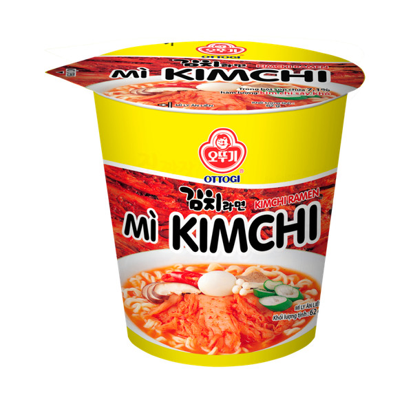 Combo 6 Mì ly Ottogi Kimchi 62gr