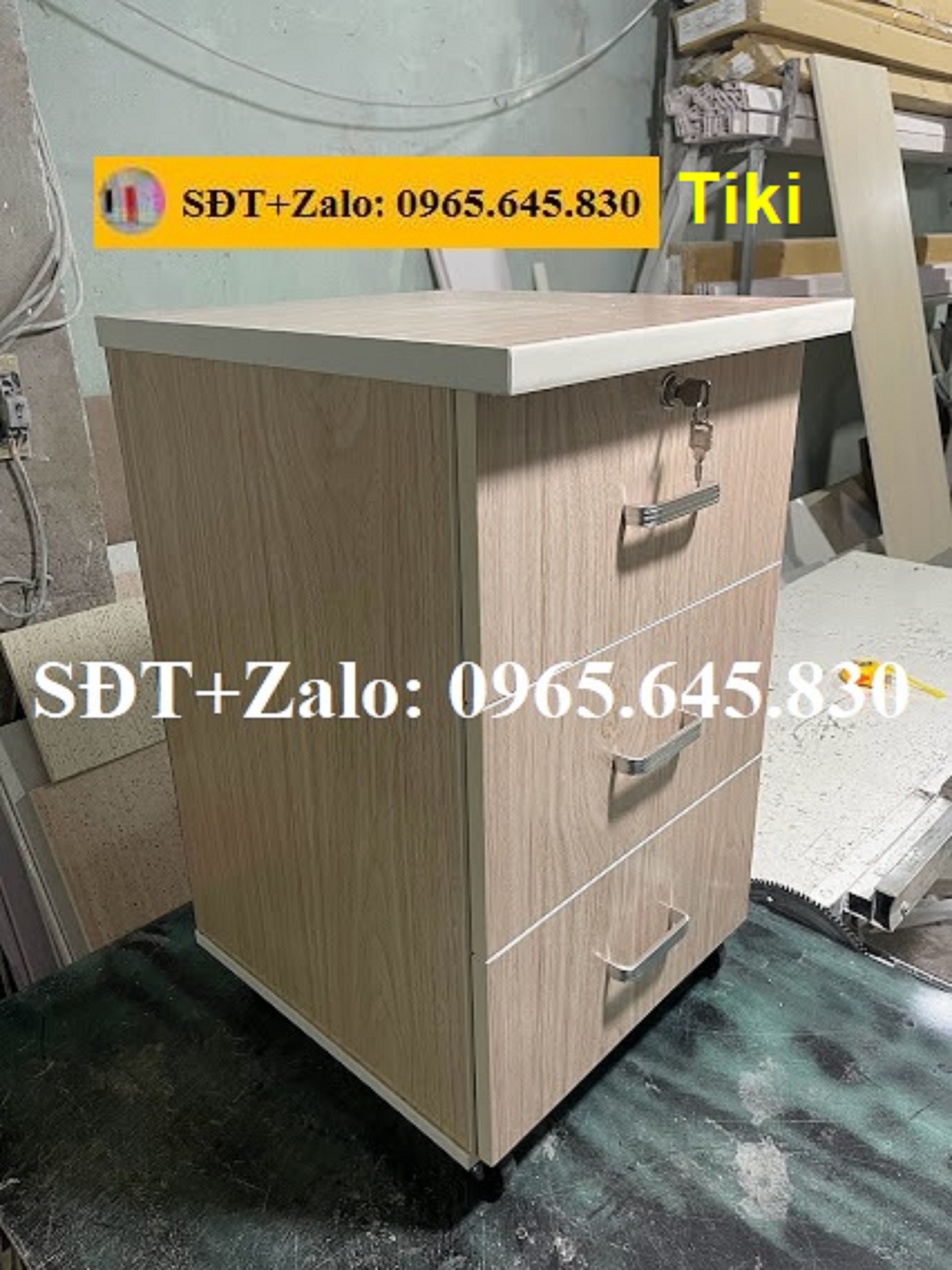 Tủ, Kệ Đầu Giường Nhựa Đài Loan Cao 70cm Ngang 42cm Màu Xoan Đào 905