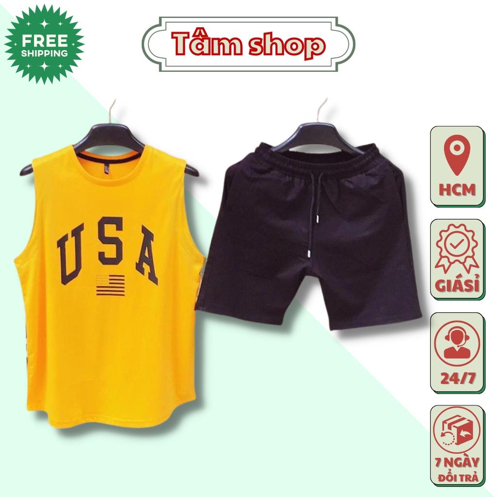 Đồ Bộ Thể Thao Nam Nữ USA - Set Quần Áo bốn mùa đẹp cao cấp mặc nhà đi chơi thoải mái 02