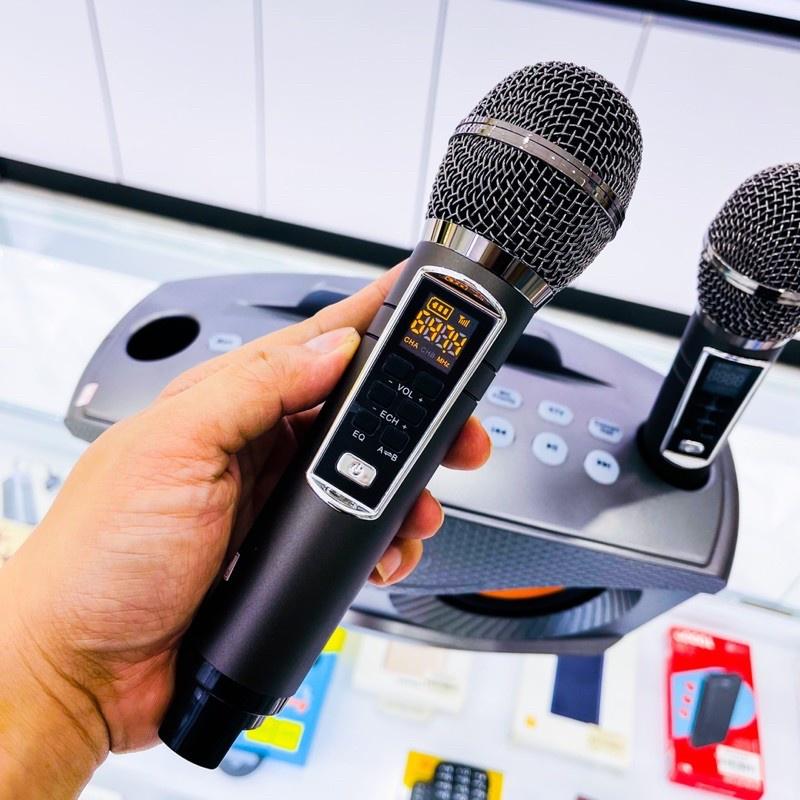 Loa Karaoke Bluetooth Kèm 2 Micro Cực Hay Mắt Cú SD 306 Plus