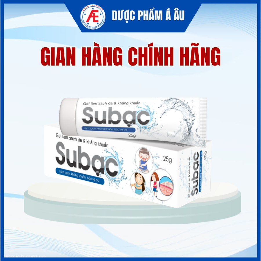 GEL LÀM SẠCH DA &amp; KHÁNG KHUẨN SUBẠC