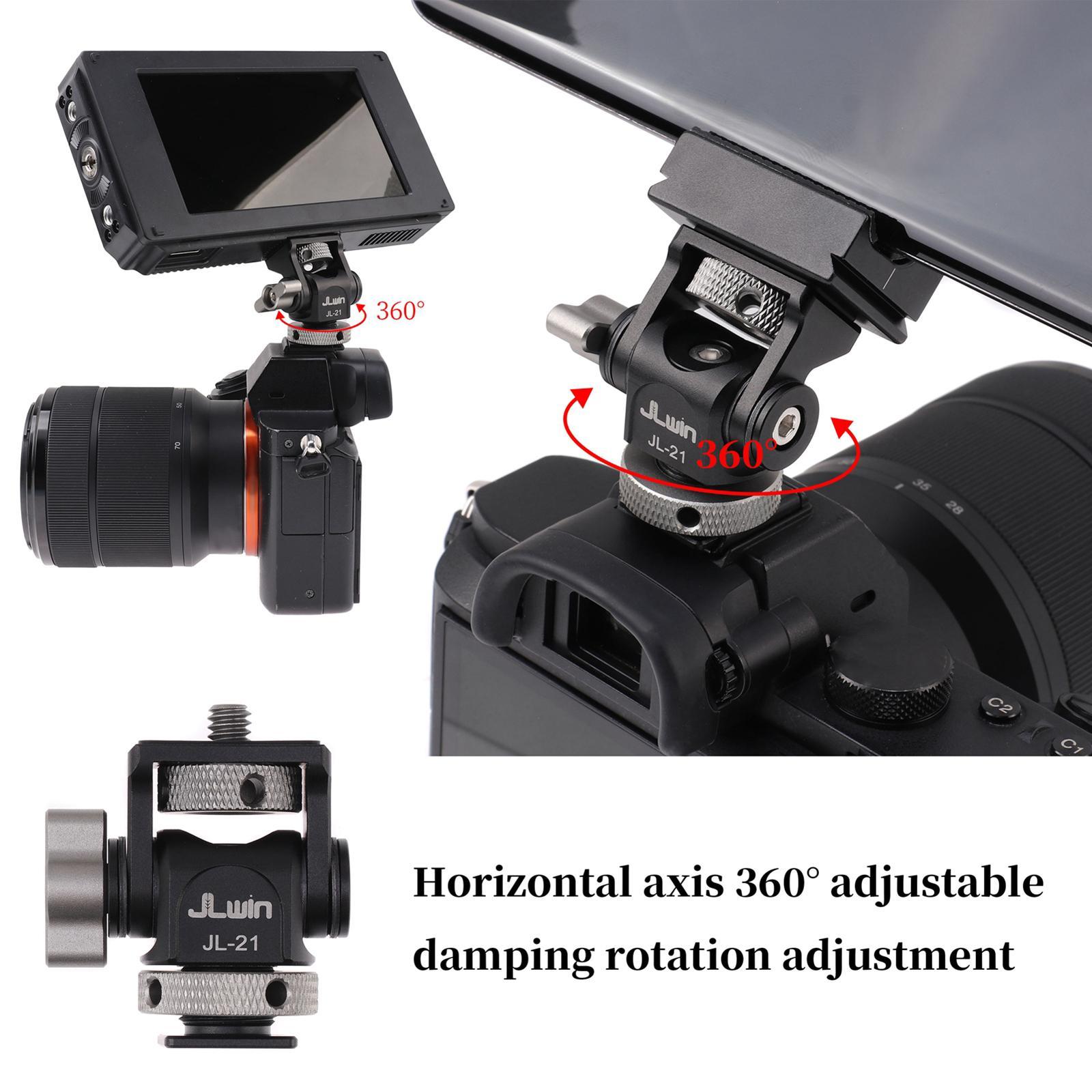 Camera Monitor Mount Angle Adjustable Retractable Fits Positioning Pin