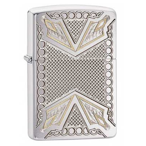 Bật Lửa Zippo 28808 - Bật Lửa Zippo Armor Dagger Brushed Chrome