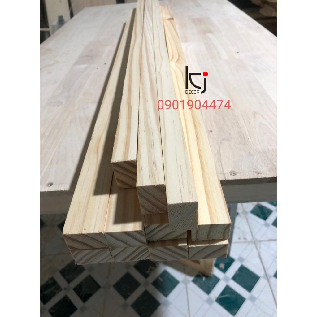 THANH GỖ THÔNG DÀI 50x3x2CM LÁNG MỊN 4 MẶT