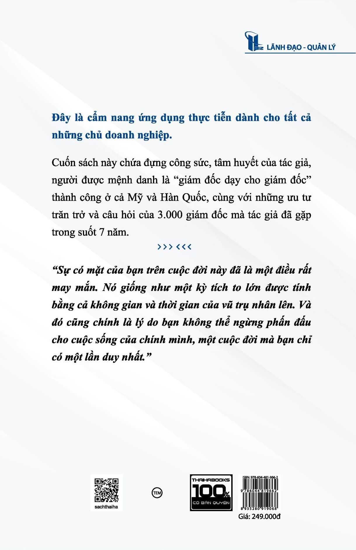 Nghề Làm Giám Đốc