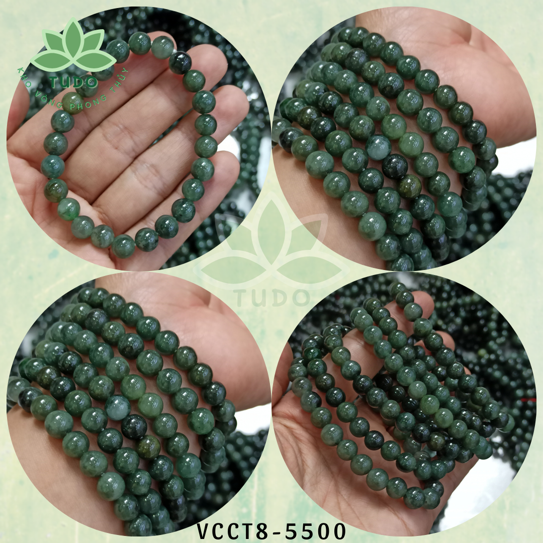 Vòng phong thủy TUDO cẩm thạch nữ