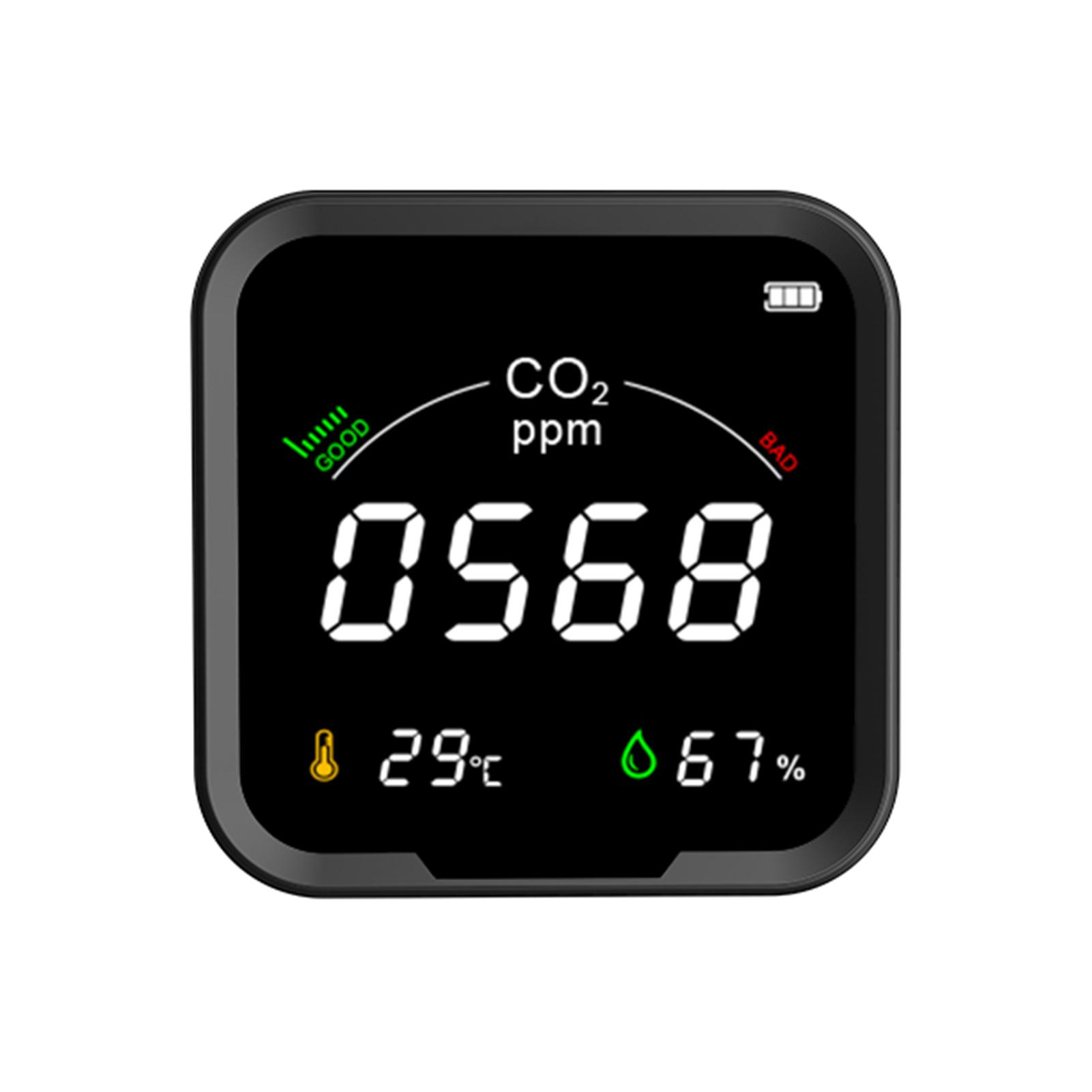 Máy Đo Carbon Dioxide Đo Độ Ẩm Nhiệt Độ Hồng Ngoại Pth-9C 400-5000Ppm