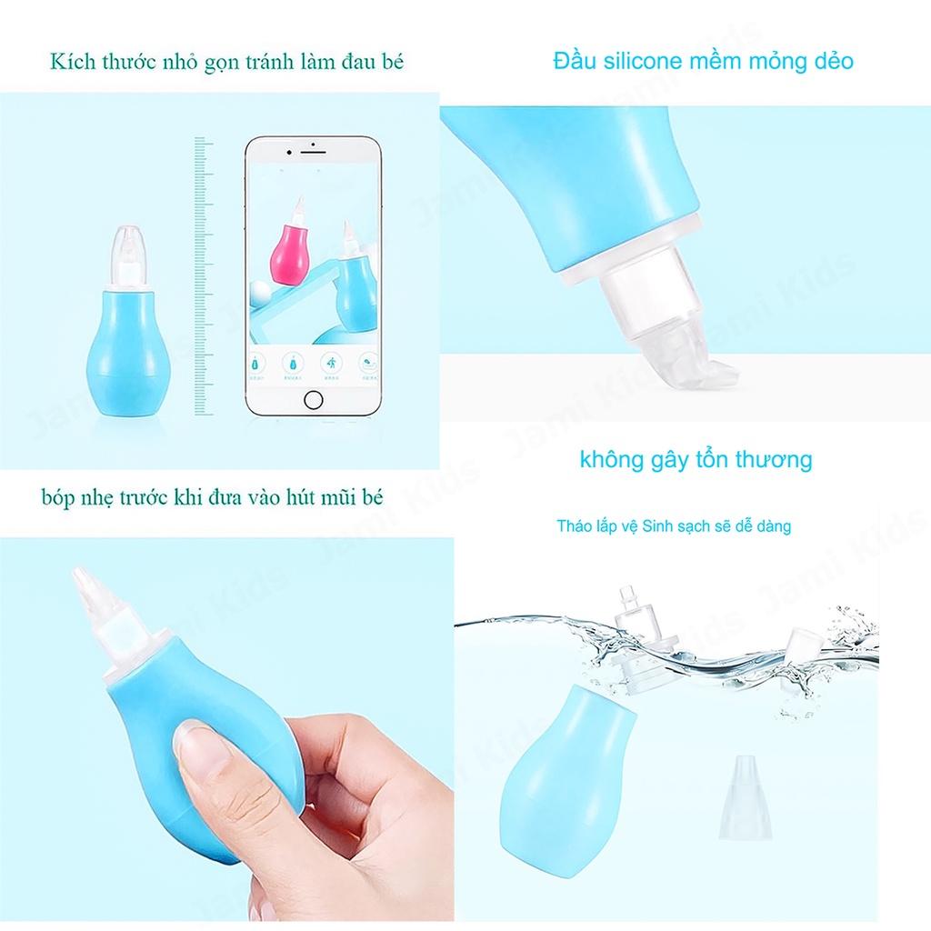 Bơm Hút Mũi BA BUU Silicone Cầm Tay Tiện Dụng Cho Trẻ Em và Trẻ Sơ Sinh