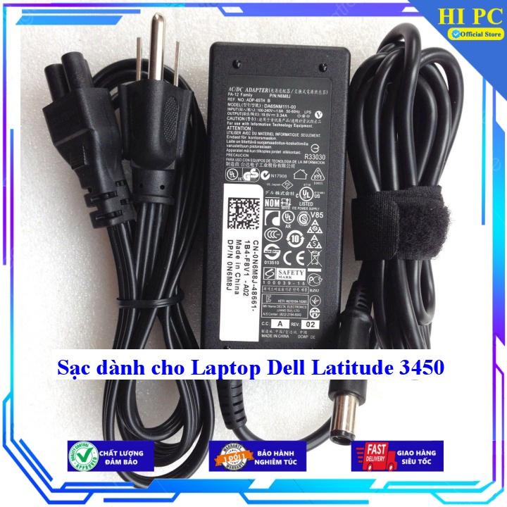 Sạc dành cho Laptop Dell Latitude 3450 - Kèm Dây nguồn - Hàng Nhập Khẩu
