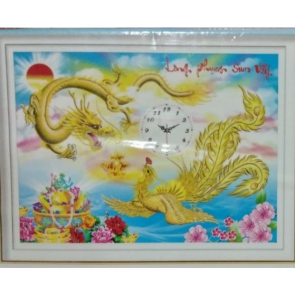Tranh đính đá Long Phụng Sum Vầy chưa đính - YN5416