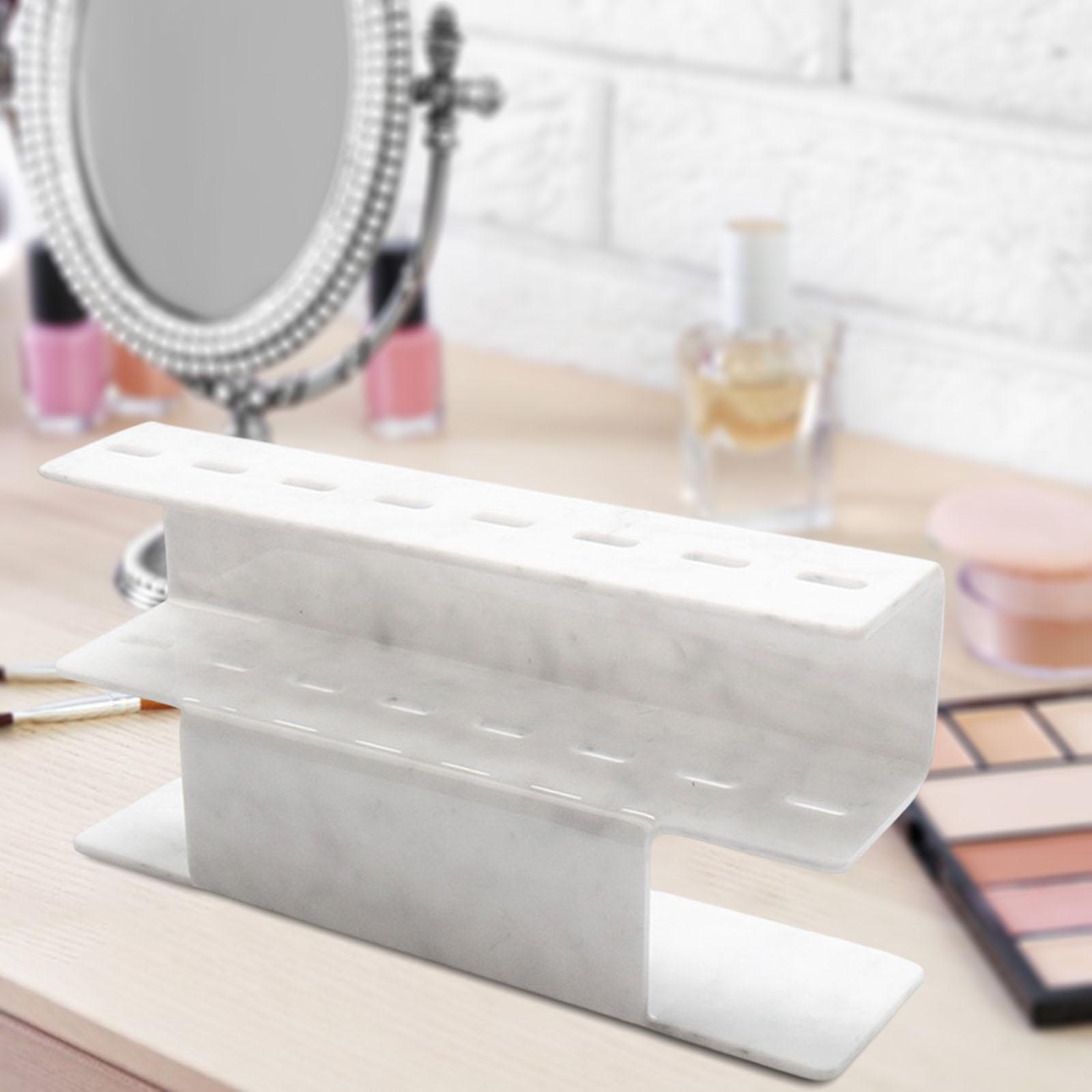Acrylic Eyelash Tweezer Holder 8 Holes Display Storage for Dresser Salon