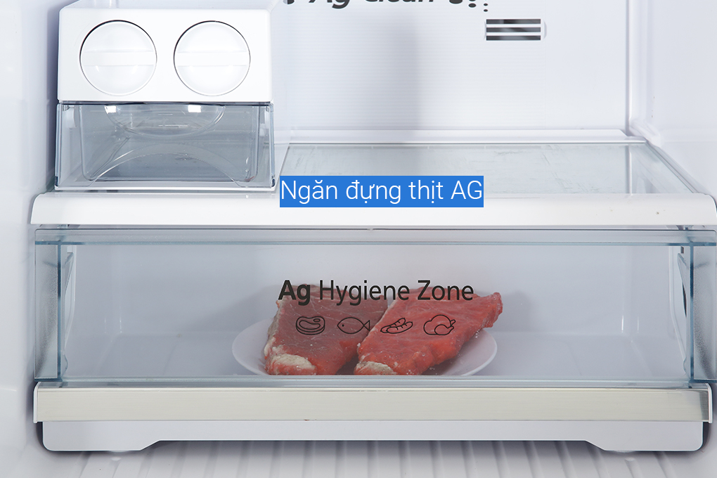 Tủ lạnh Panasonic Diệt Khuẩn 366L NR-TL381GVKV Lấy Nước Ngoài Kháng Khuẩn -  Bộ Cảm biến Econavi - Ngăn Đá Trên - Hàng Chính Hãng