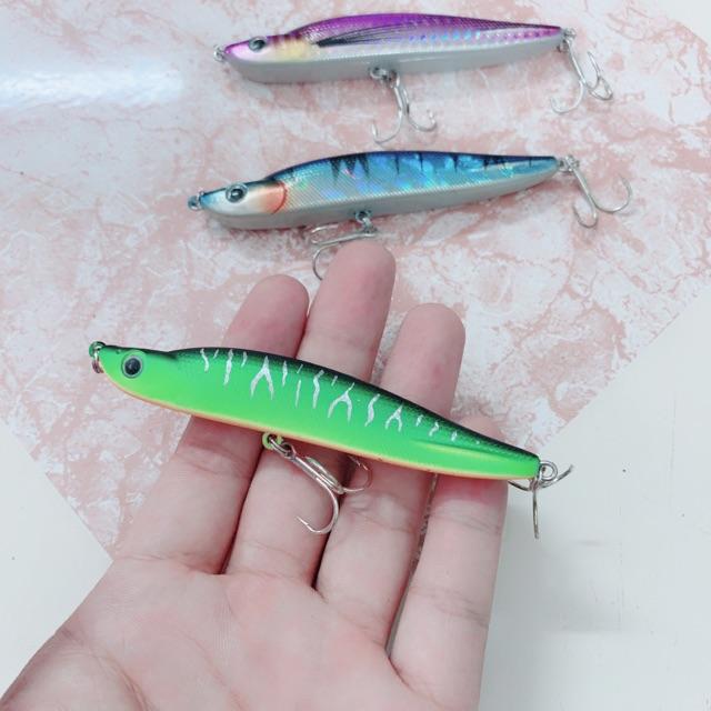 mồi cá giả dài 10cm nặng 8g câu lure + câu sông + câu hồ mồi siêu nhậy y hình