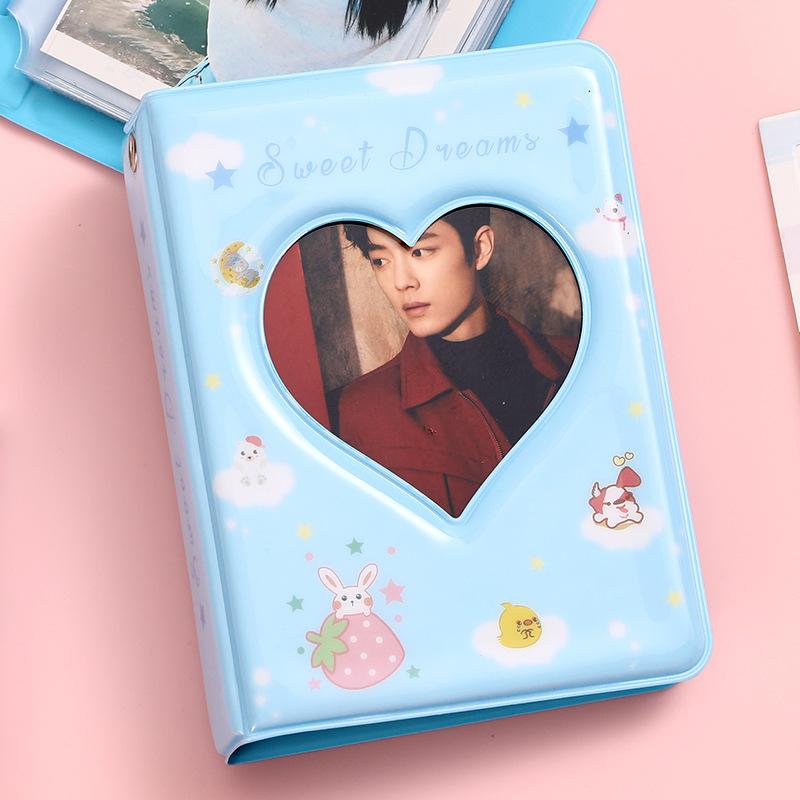 Đặc biệt Hàn Quốc ins3 inch bưu thiếp Polaroid album ảnh ngôi sao thần tượng album thẻ nhỏ lưu trữ cuốn sách theo đuổi ngôi sao cô gái