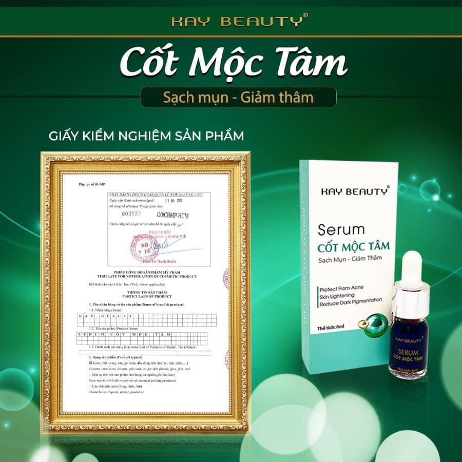 Combo 3 hộp Serum Cốt Mộc Tâm - Kay Beauty (sạch mụn, giảm thâm)