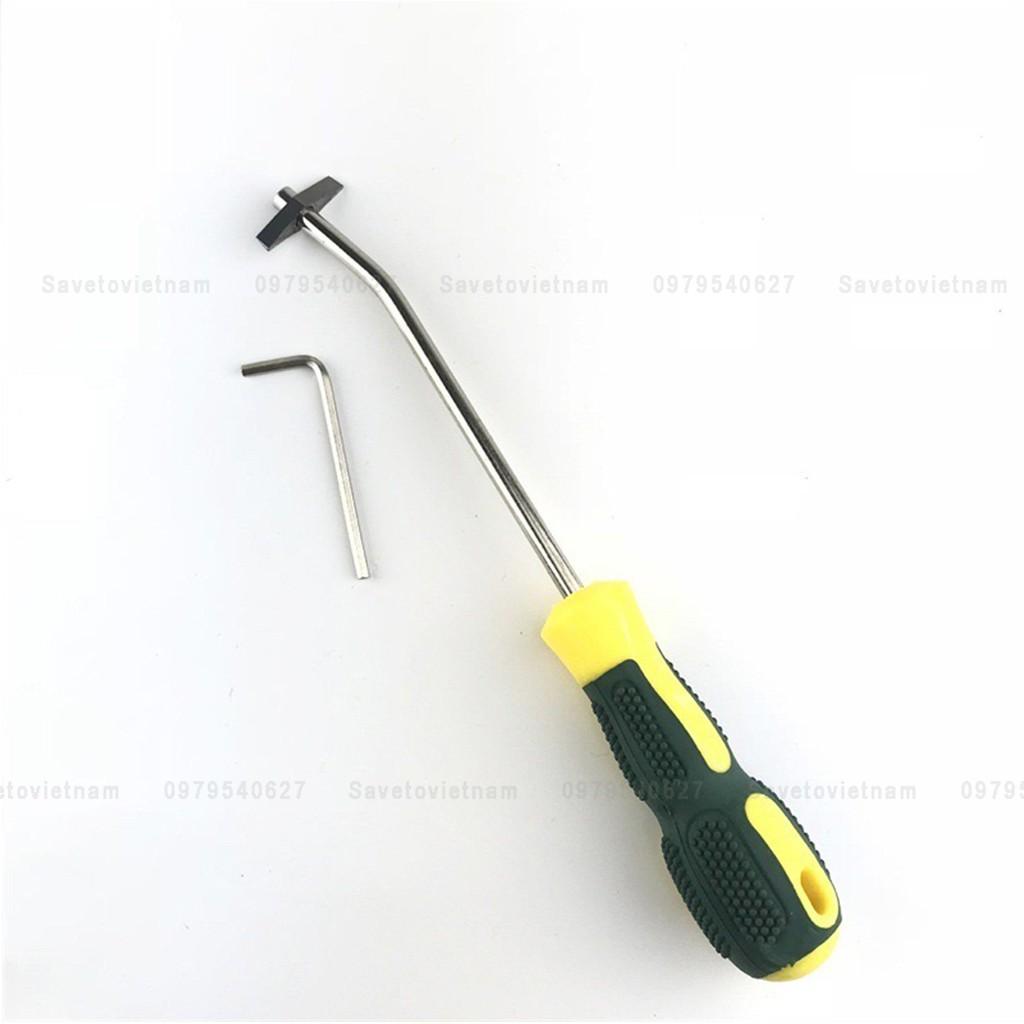 Cây sủi dụng cụ làm sạch ron gạch nền nhà, Tua vít cạo kẻ gạch