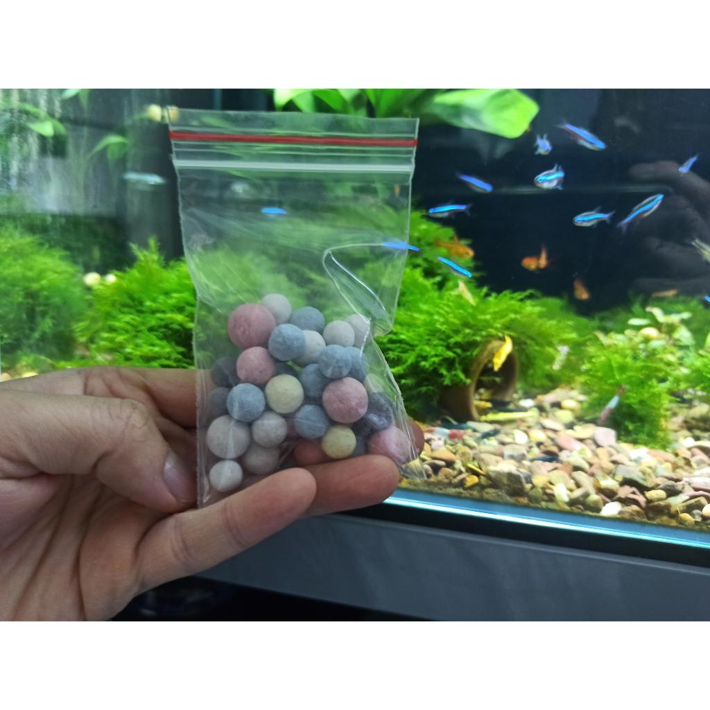 Khoáng Viên BEEBALL size to dành cho tép cảnh-bổ sung các Khoáng cho tép-nền trồng cây-Đồ chơi tép -Hang tép-shopleo
