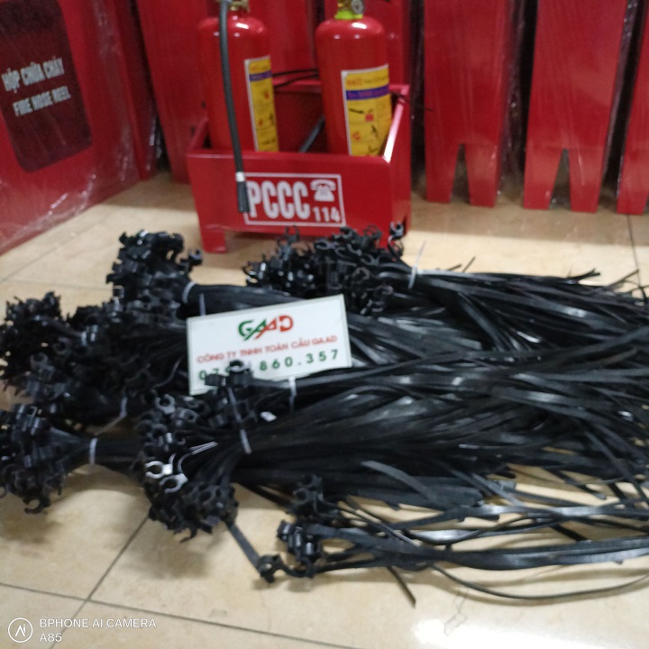 Dây giữ vòi bình chữa cháy; Dây siết; Dây rút nhựa