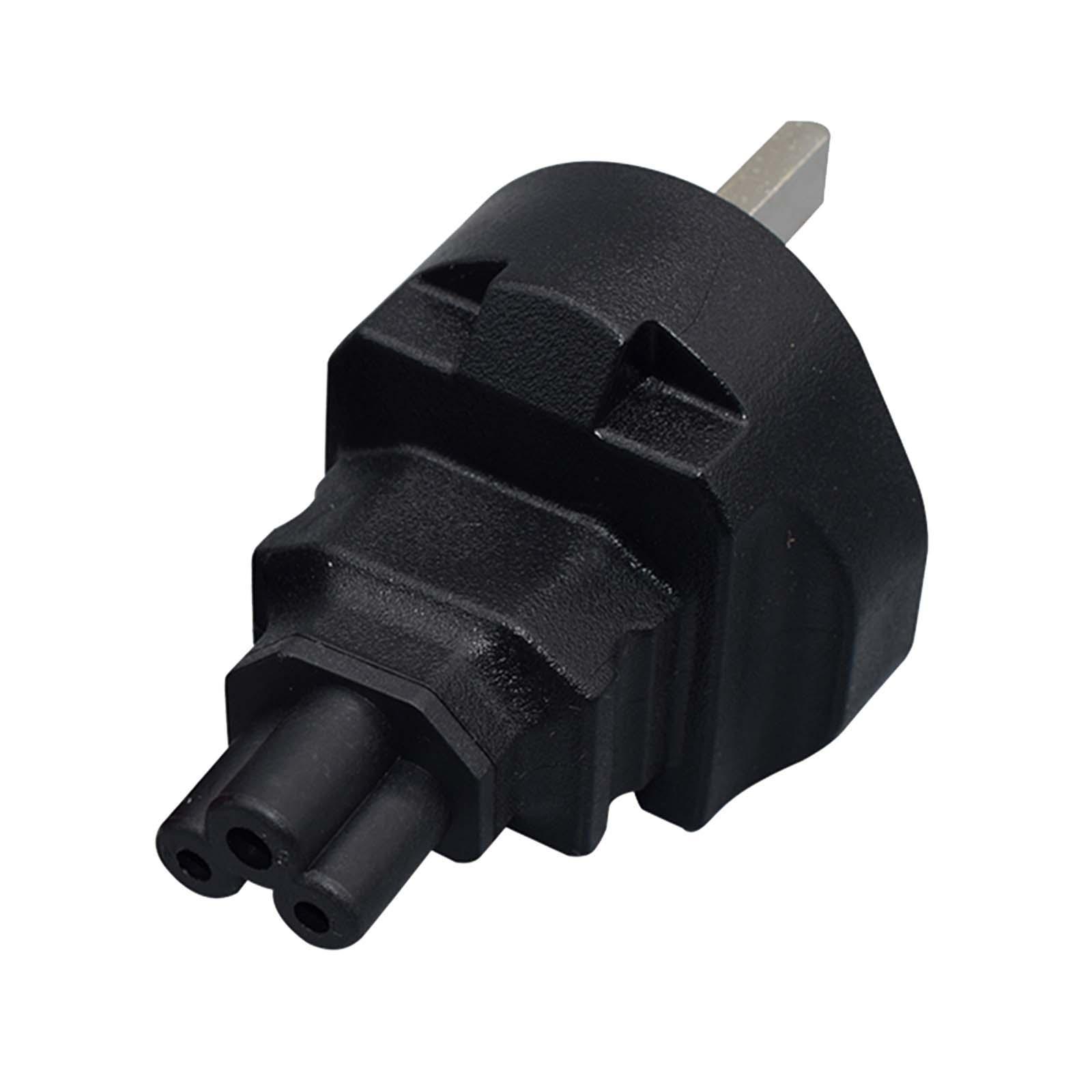 UK to IEC320 C5  Conversion Plug Insulation Replacement UK Plug Male to IEC320 C5 Female  Power Adapter UK Plug Converter for PC Printer