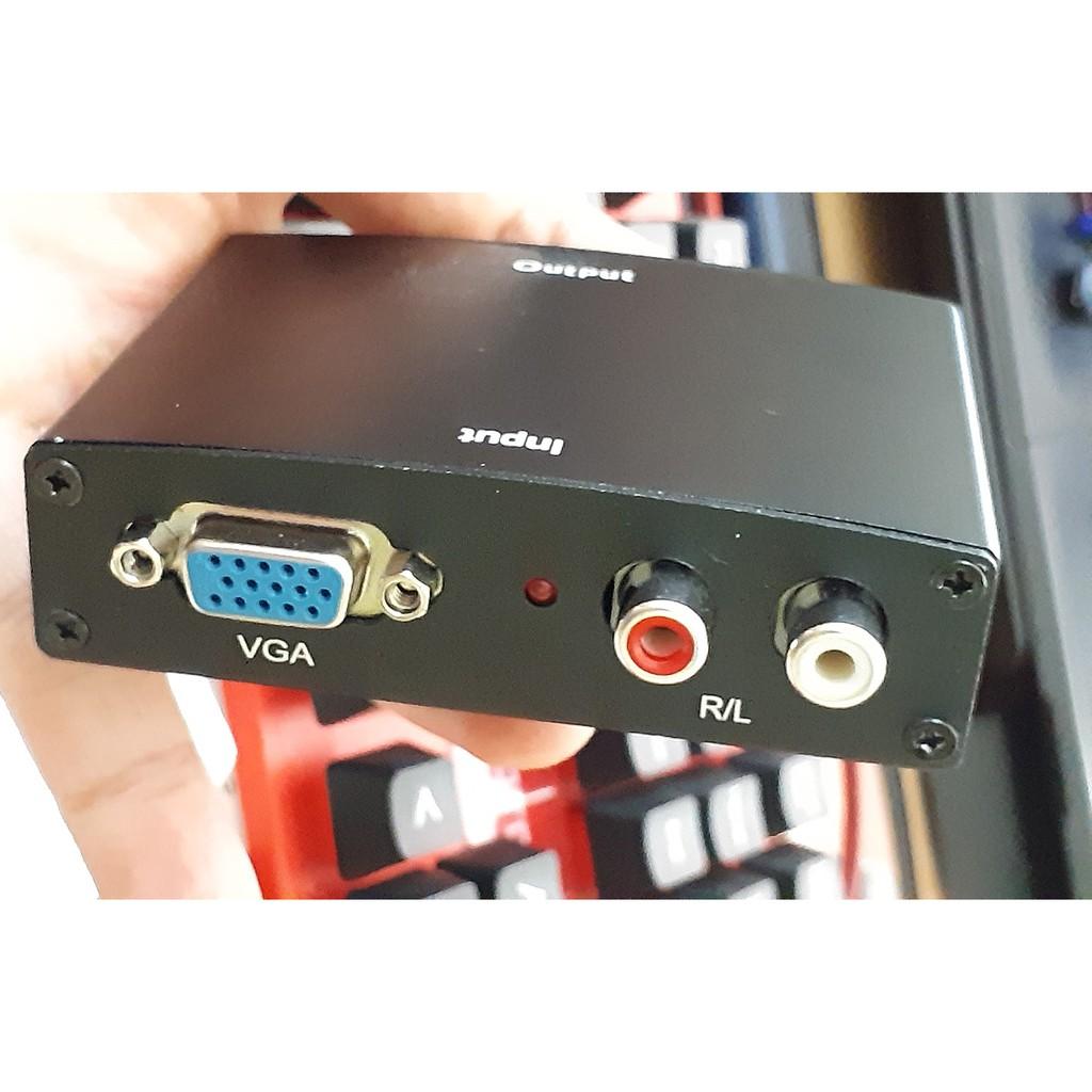 Bộ chuyển VGA sang HDMI có âm thanh A201