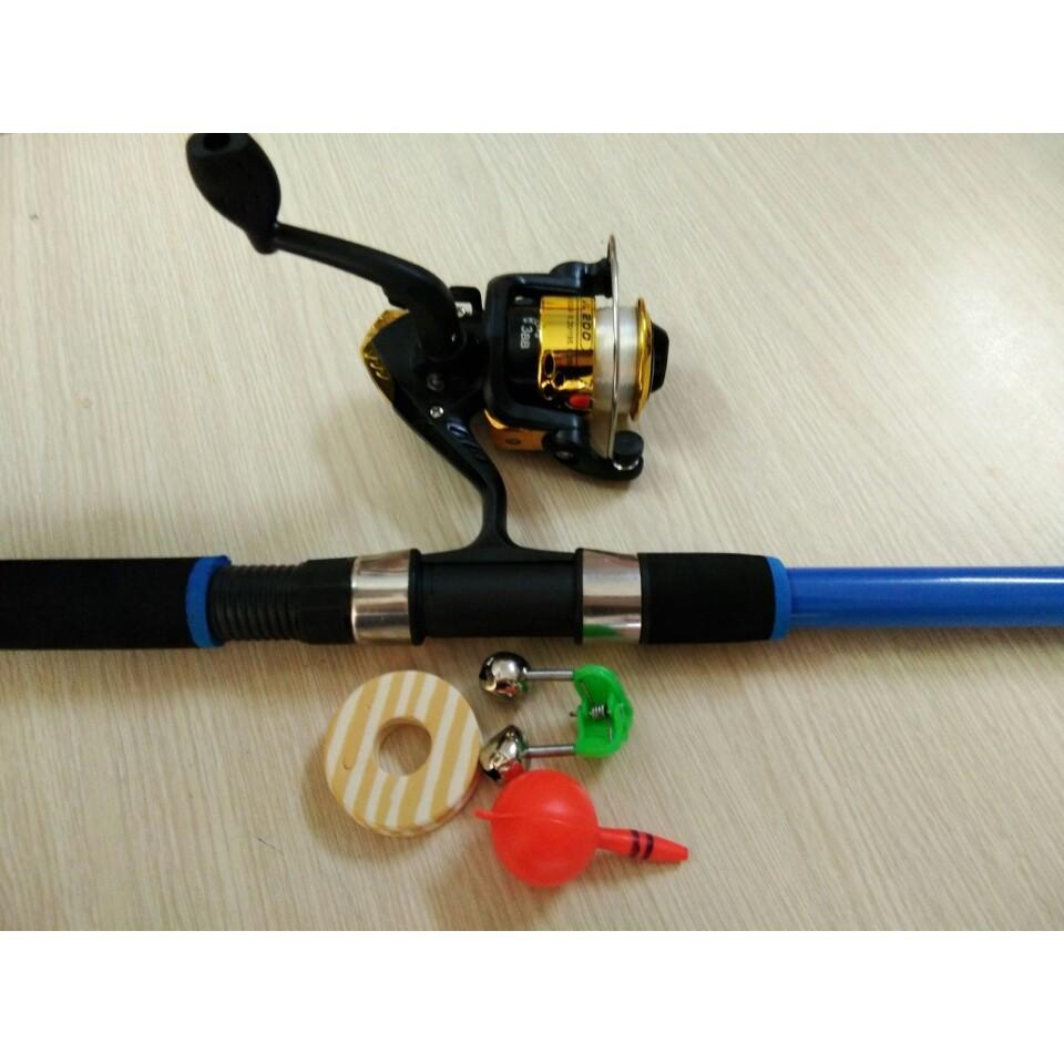 Bộ Cần Câu 2M4 Kèm Máy Và Phụ Kiện docaucagiangnam