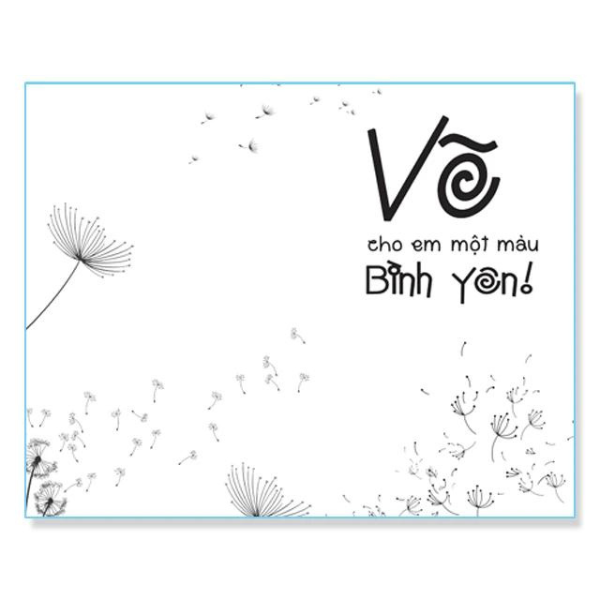 Sách Tô Màu - Vẽ Cho Em Một Màu Bình Yên! - Don't Worry, Tớ Là Capy!