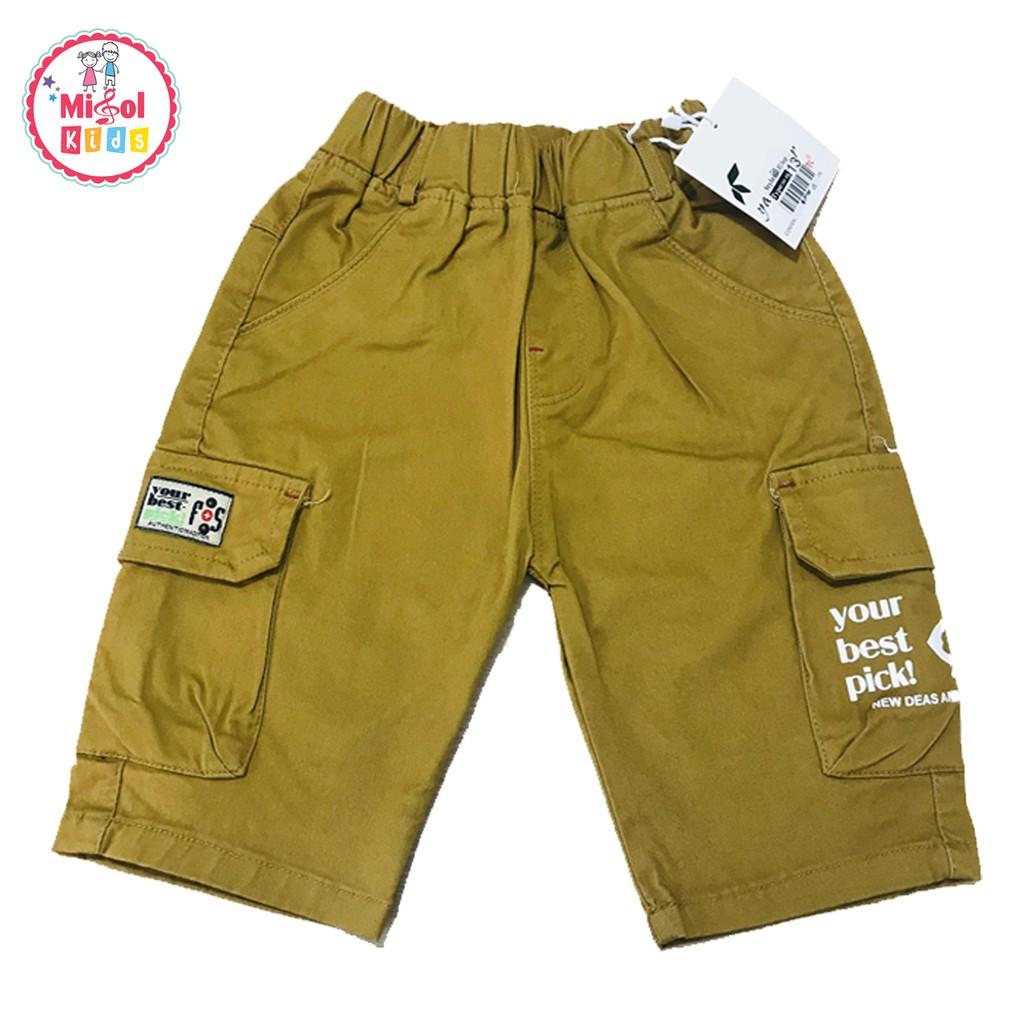 Quần Kaki bé trai túi hộp co giãn 4 chiều