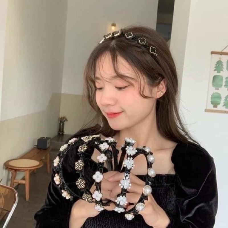 Bờm Tóc Đính Hoa Có Kẹp Giữ Tóc Tạo Độ Phồng Siêu Xinh, Xược Tóc Hot Tiktok