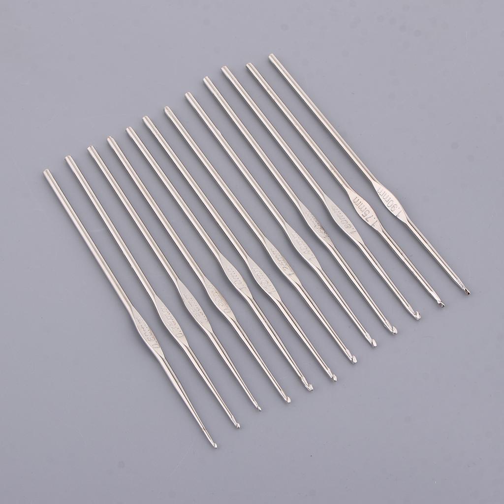 1 Set Crochet Hooks  Weave Yarn Stitches Knitting Craft Tool Kit Case