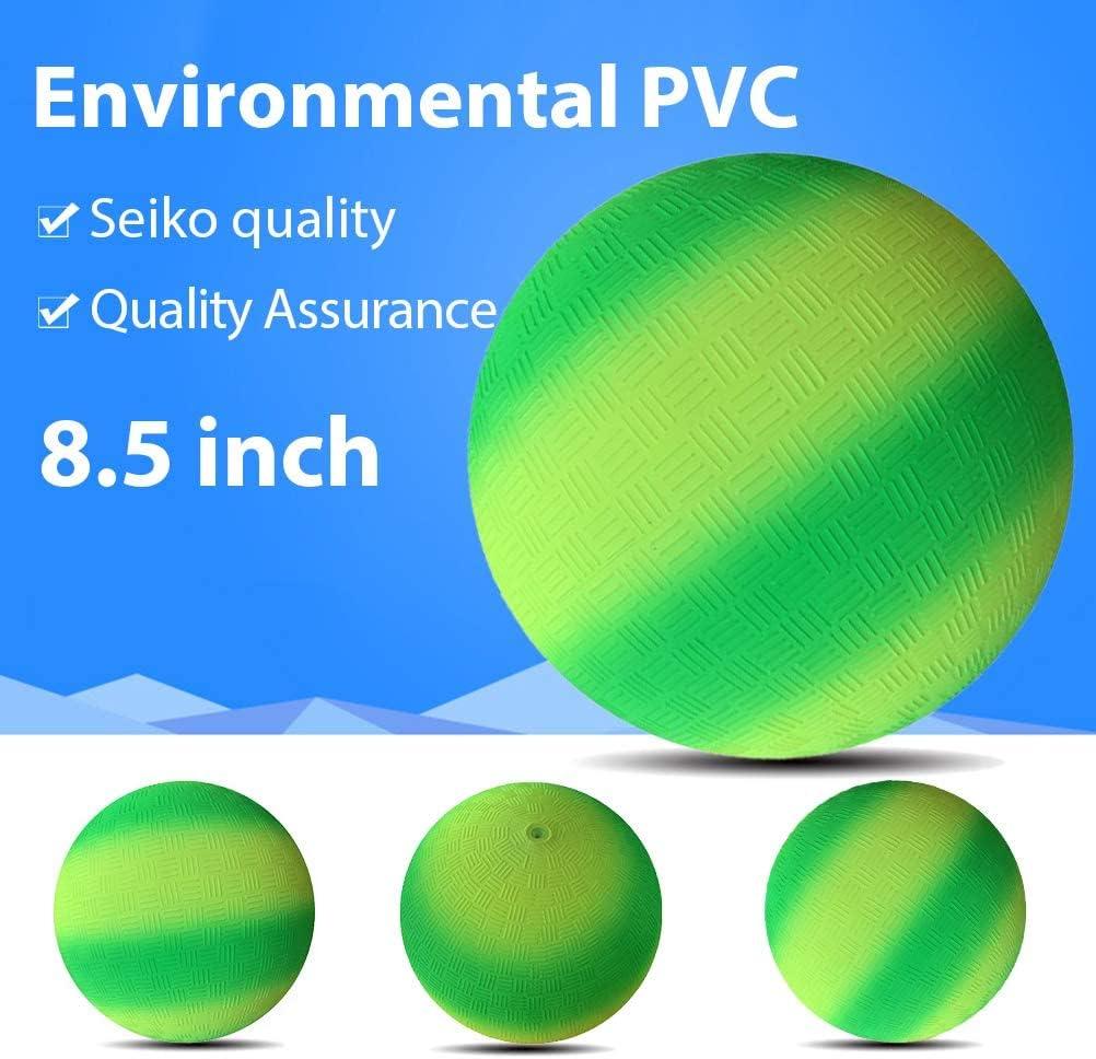 Bóng cầu vồng PVC mềm dành cho trẻ em, Nước trái cây và Bóng nảy bền cho quà tặng trẻ em , Vàng + Xanh lục