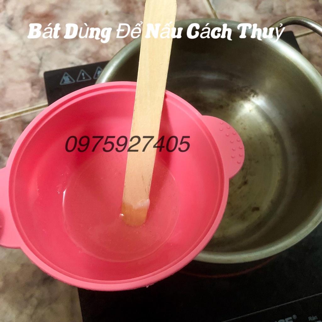 Bát silicon dùng cho nồi nấu sáp chịu nhiệt chống dính tốt