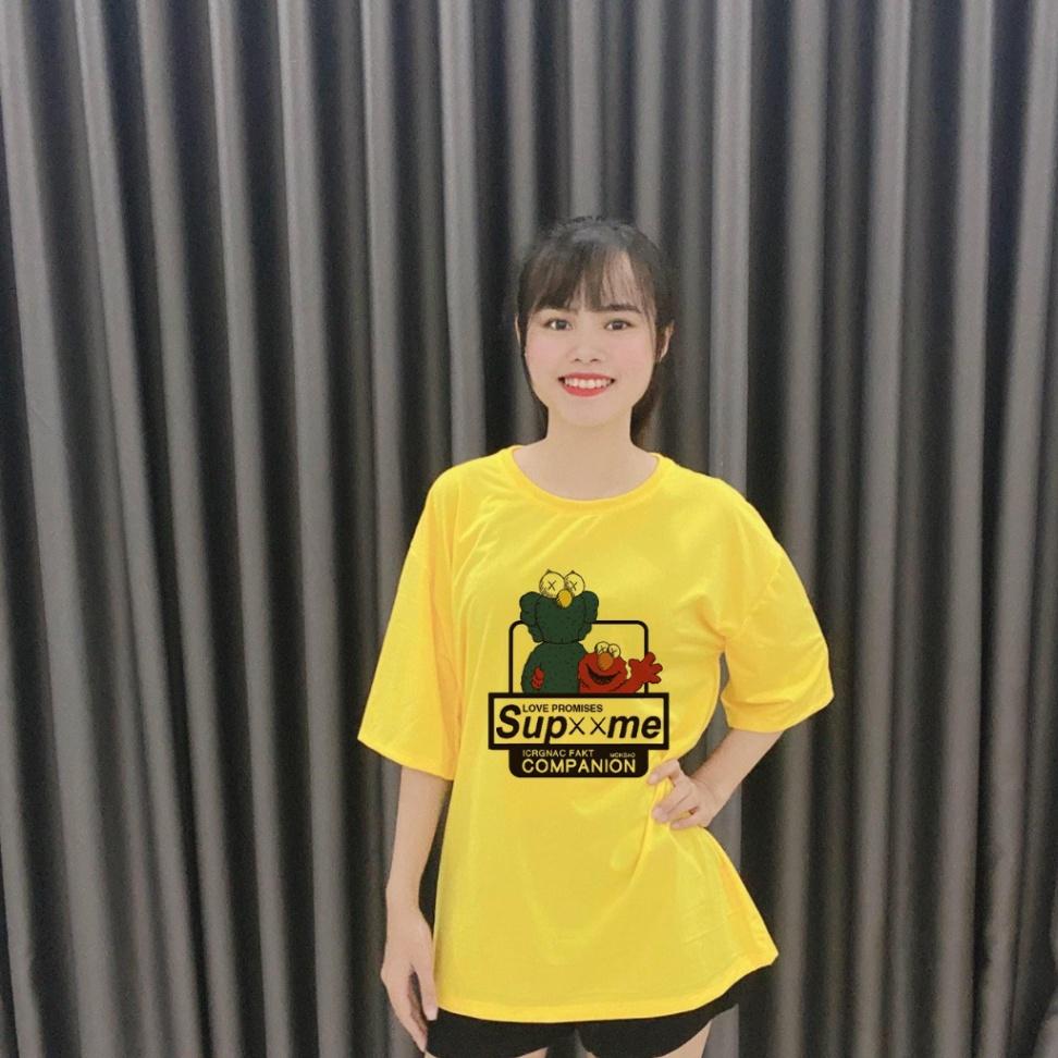Áo Thun Tay Lỡ In Kaws Supxxme