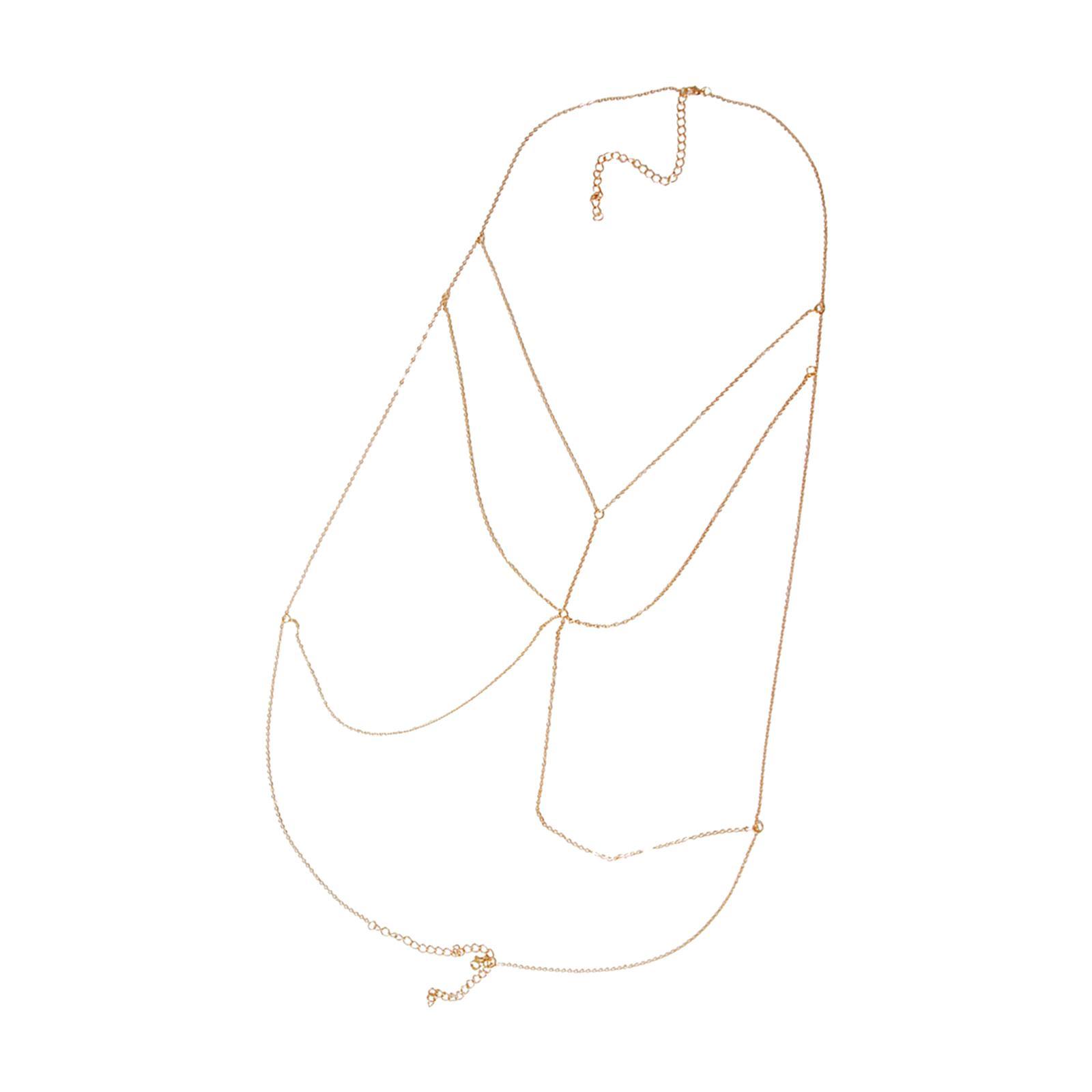 Crystal Bikini Bra Body Chain Popular Multi-Layer Jewelry Chains for Wedding Girls