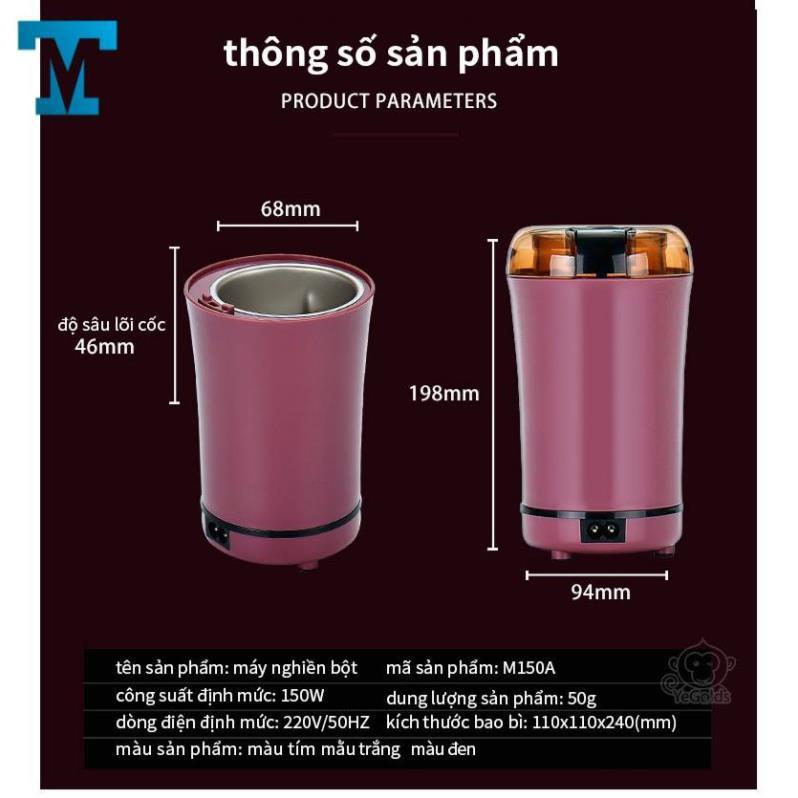 Máy xay/nghiền ngũ cốc, cà phê, đồ ăn dặm, bột mịn đa năng mini cầm tay