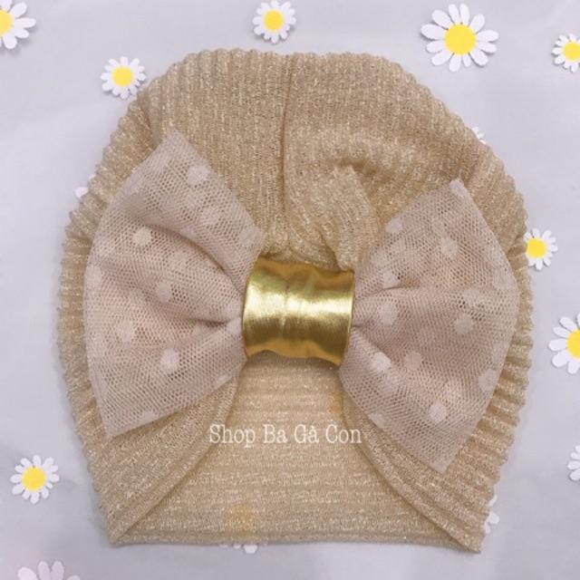 Mũ turban cho bé