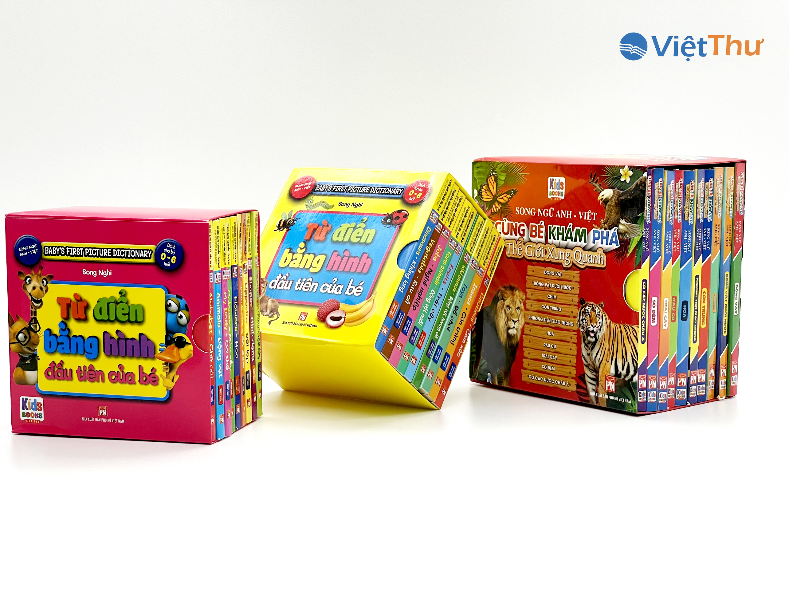 Bách Khoa Tri Thức Bằng Hình - Combo 3 Bộ Từ Điển Bằng Hình Đầu Tiên Của Bé ,Cùng Bé Khám Phá Thề Giới Xung Quanh