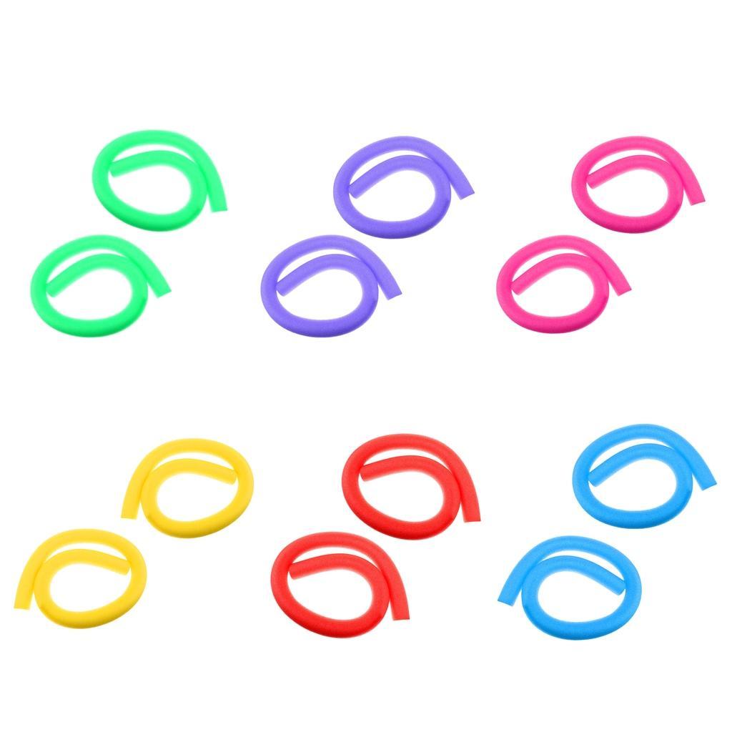 2 Pieces  Swimming Pool Noodle Hollow Foam Kids Adult  Float Aid