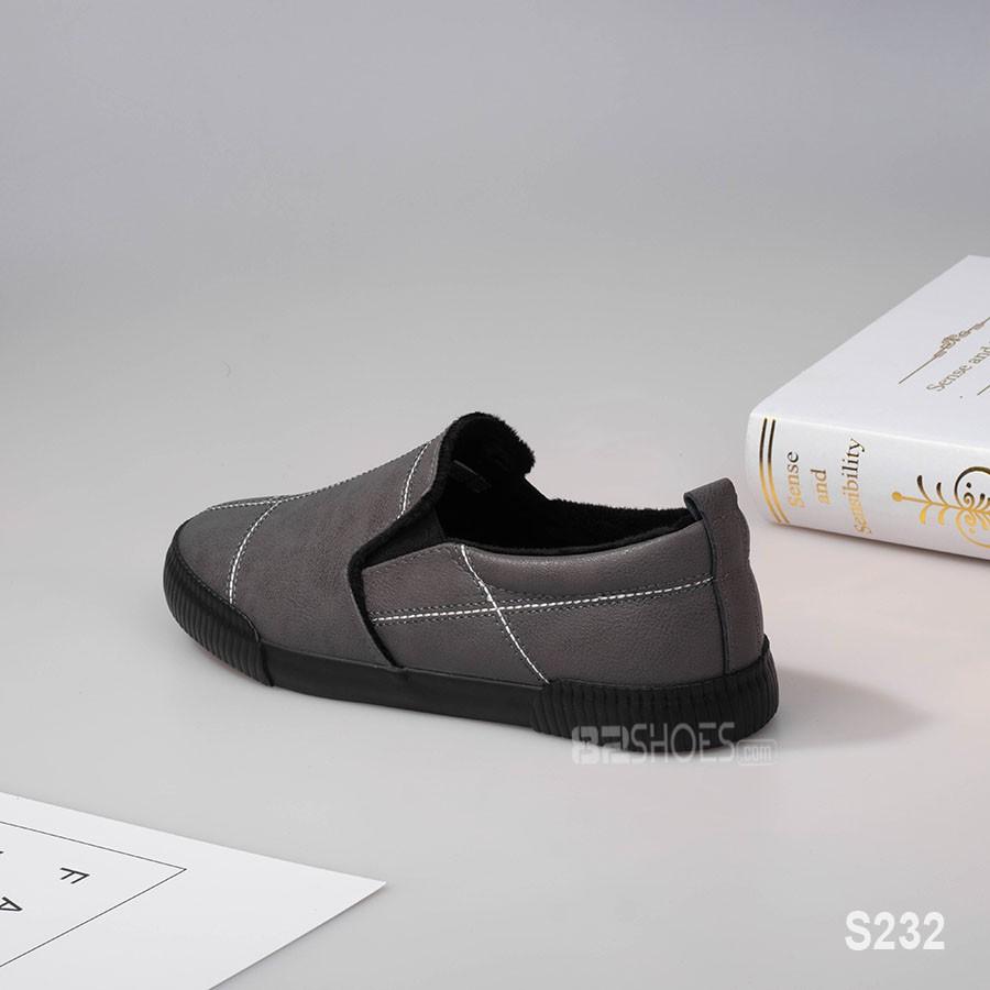 Giày lười nam - Slip on nam da - Mã S232