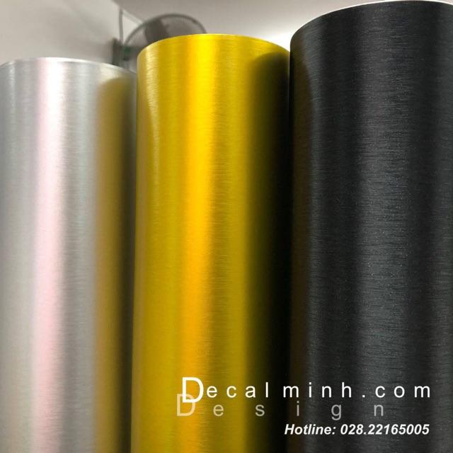 Decal nhôm xước cao cấp chuyên dán xe máy xe ô tô
