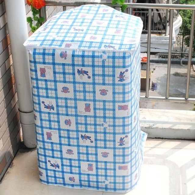 Áo Trùm Máy Giặt Cửa Ngang Size 9KG- 11KG Vải Dù Siêu Dày, Chống Thấm Nước, Không Phai Màu