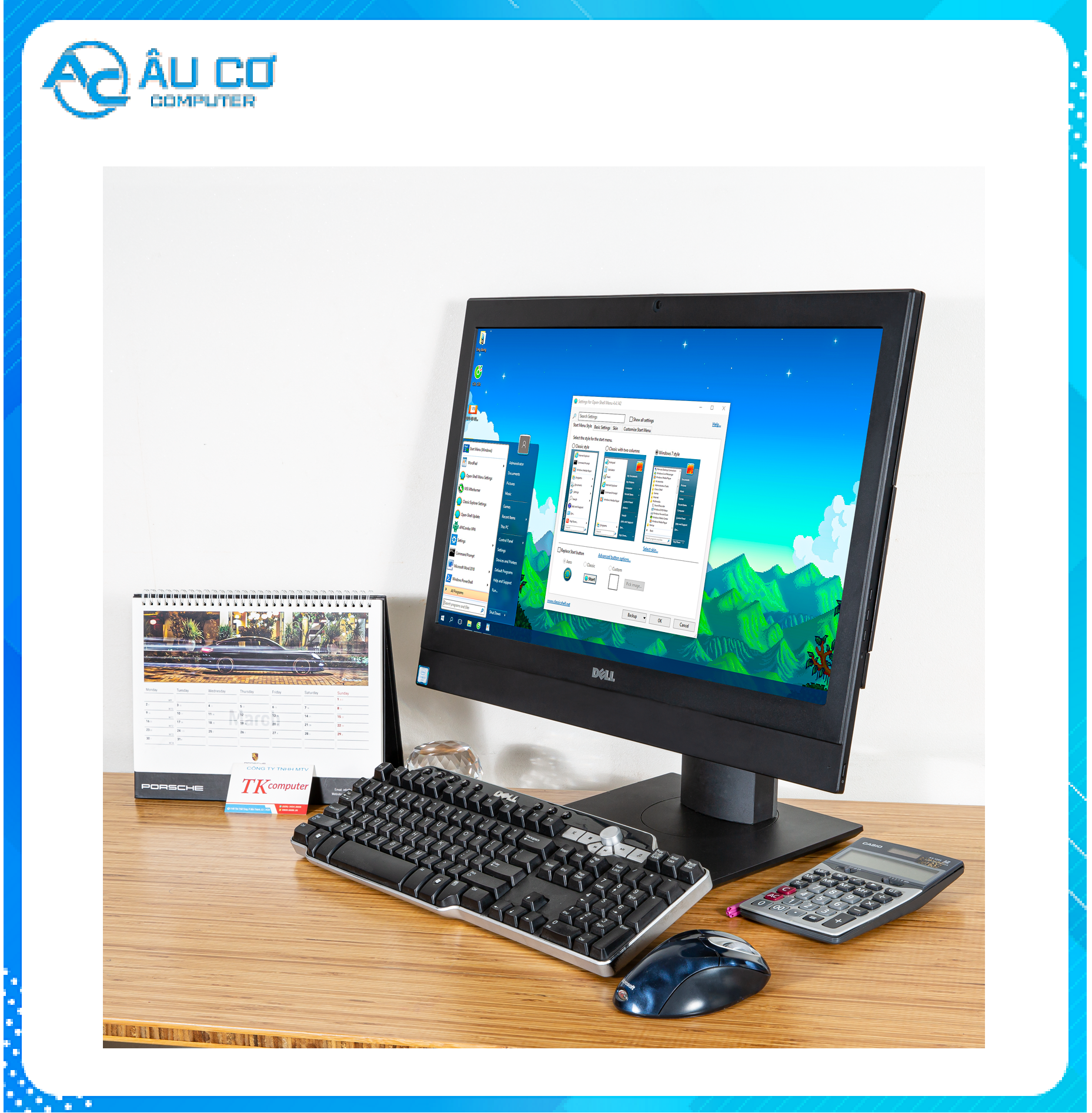 Dell Optiplex AIO 7440, Core i5 6600, Màn FHD 24inch IPS, Ổ SSD 512G, Dram4 8G máy hiện đại