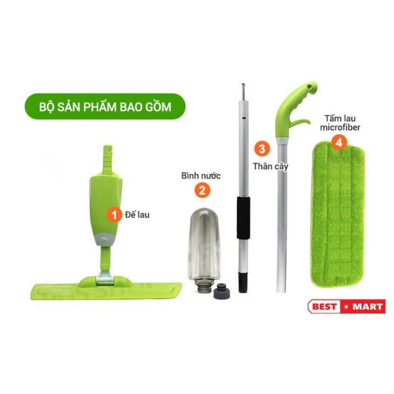 Cây lau nhà kèm bình xịt