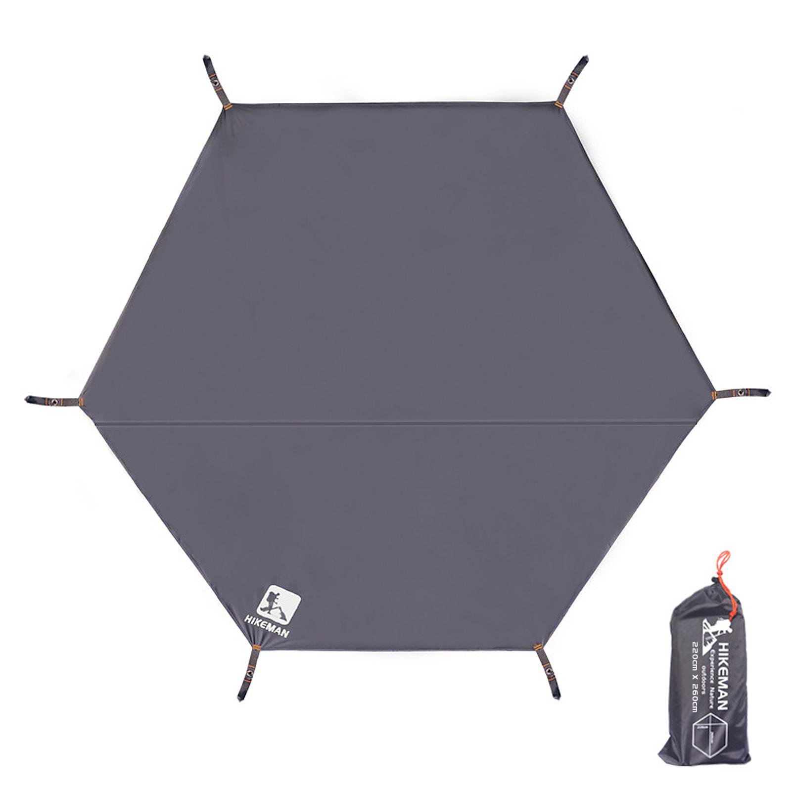 Waterproof Camping Tarp Thicken Picnic Mat Durable Beach Pad Octagonal Tent Mat Tent Footprint Sun Canopy Ground Sheet