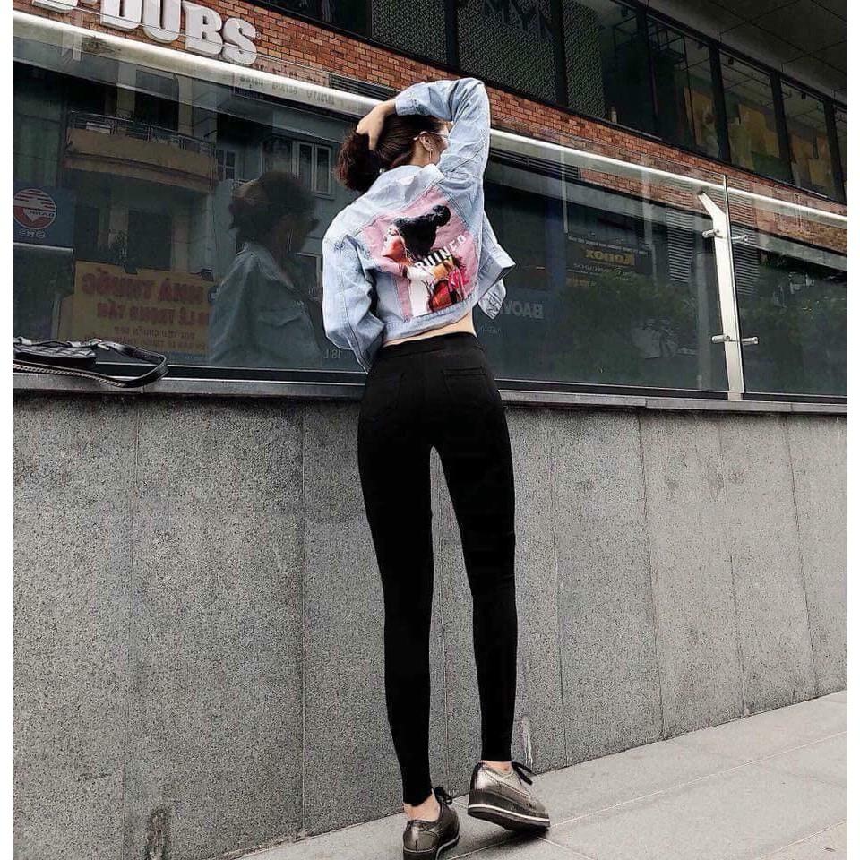 Quần legging nữ Choobe co giãn 4 hàng cao cấp chiều vải dày dặn quần thun ôm cạp cao - Q15