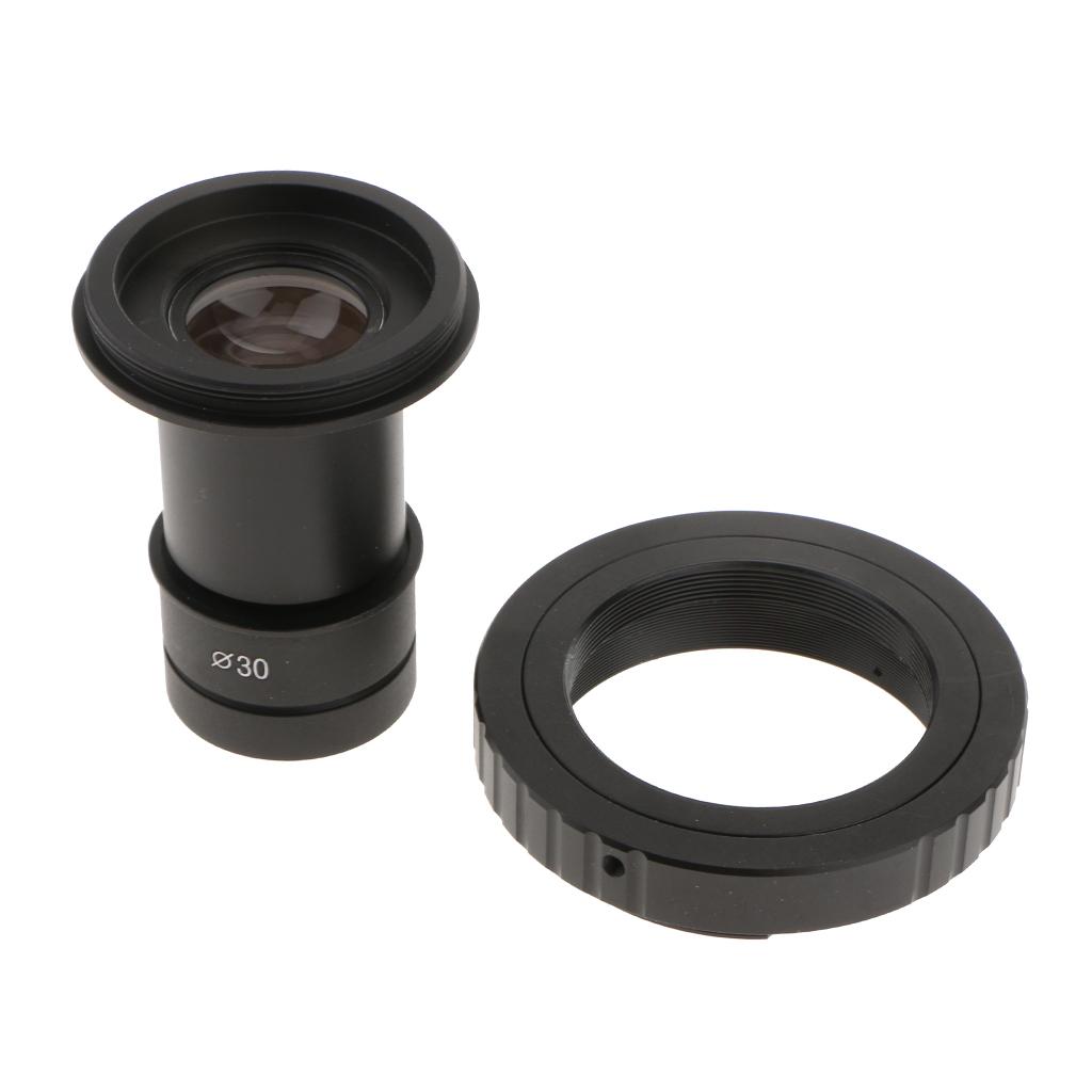 Kính Hiển Vi Adapter dành cho MÁY ẢNH DSLR Canon SLR W 9.6X + Tặng 30mm Stereo Phạm Vi Tay